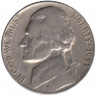 Монета. США. 5 центов 1953 год. Монетный двор S.