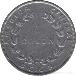 Монета. Коста-Рика. 1 колон 1954 год.