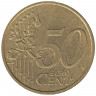 Монета. Франция. 50 центов 2000 год.