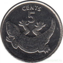 Монета. Кирибати. 5 центов 1979 год. Магнитная.