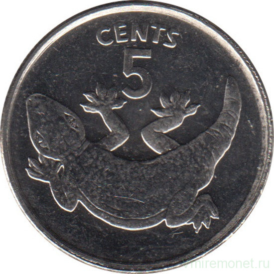 Монета. Кирибати. 5 центов 1979 год. Магнитная.