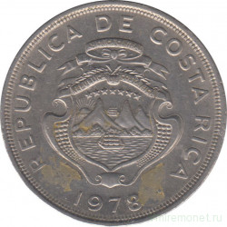 Монета. Коста-Рика. 2 колона 1978 год.