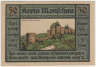 Бона. Нотгельд. Германия. Округ Моншау. 50 пфеннигов 1921 год. Вариант 896.1.1. рев.