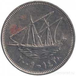 Монета. Кувейт. 100 филсов 2009 год. 