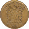 Монета. Южно-Африканская республика (ЮАР). 50 центов 1997 год. ав.