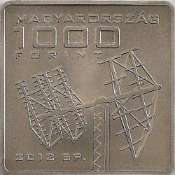 Монета. Венгрия. 1000 форинтов 2012 год. Масат-1.