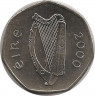 Реверс. Монета. Ирландия. 50 пенсов 2000 год.