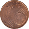 Монета. Словакия. 1 цент 2010 год. рев.