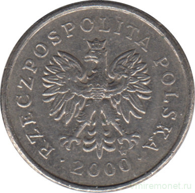 Монета. Польша. 10 грошей 2000 год.
