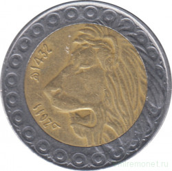 Монета. Алжир. 20 динаров 2011 год.