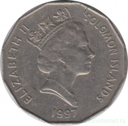 Монета. Соломоновы острова. 50 центов 1997 год.