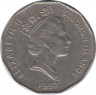 Монета. Соломоновы острова. 50 центов 1997 год. рев.