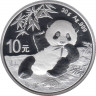 Монета. Китай. 10 юаней 2020 год. Панда. ав.