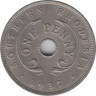 Монета. Южная Родезия. 1 пенни 1937 год. ав.