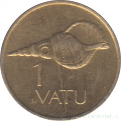Монета. Вануату. 1 вату 2002 год.