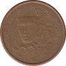 Монета. Франция. 1 цент 2007 год. ав.