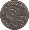 Монета. Дания. 5 крон 1986 год. рев.