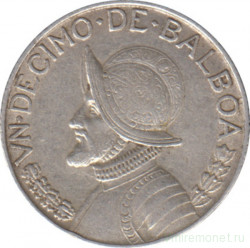 Монета. Панама. 1/10 бальбоа 1962 год.