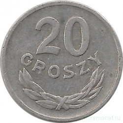 Монета. Польша. 20 грошей 1949 год. Алюминий.