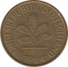  Монета. ФРГ. 5 пфеннигов 1984 год. Монетный двор - Карлсруэ (G). ав.