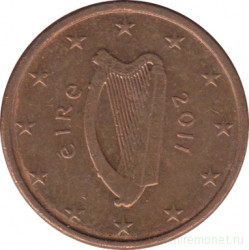 Монета. Ирландия. 1 цент 2011 год.