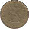 Аверс. Монета. Финляндия. 10 пенни 1968 год.