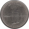 Монета. Индонезия. 1000 рупий 2010 год.  ав.