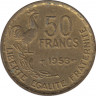  Монета. Франция. 50 франков 1953 год. Монетный двор - Париж. ав.