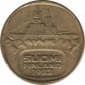 Аверс. Монета. Финляндия. 5 марок 1983 К год.