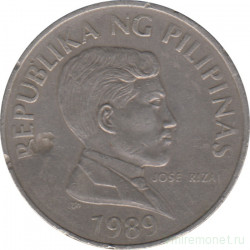 Монета. Филиппины. 1 песо 1989 год.