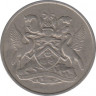 Монета. Тринидад и Тобаго. 25 центов 1967 год. рев.