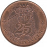 Монетовидный жетон. Бельгия. Бланкенберге, Ньивпорт, Остенде. 25 бельгийских франков 1981 год. рев.