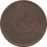 Монета. Китай (империя). 10 кэшей 1906 год. ав.