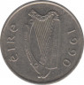 Монета. Ирландия. 5 пенсов 1990 год. ав.