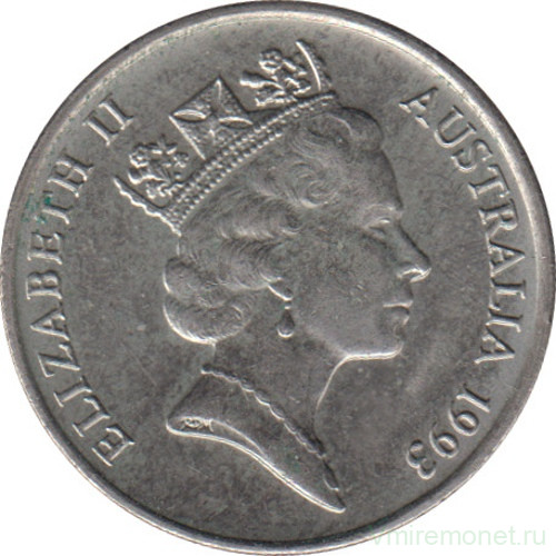 Монета. Австралия. 5 центов 1993 год.