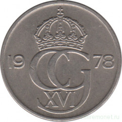 Монета. Швеция. 50 эре 1978 год. 