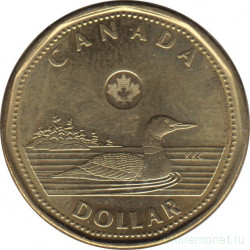 Монета. Канада. 1 доллар 2013 год. Новый тип.