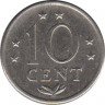 Монета. Нидерландские Антильские острова. 10 центов 1983 год. рев.