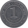 Монета. Никарагуа. 1 кордоба 2002 год. ав.