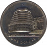 Монета. Новая Зеландия. 1 доллар 1978 год. 25 лет коронации Елизаветы II. ав.