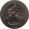 Монета. Новая Зеландия. 1 доллар 1978 год. 25 лет коронации Елизаветы II. рев.