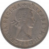 Монета. Великобритания. 1/2 кроны (2.5 шиллинга) 1962 год. рев.