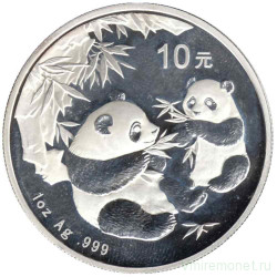 Монета. Китай. 10 юаней 2006 год. Панда. 