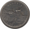 Монета. Канада. 25 центов 1992 год. 125 лет Конфедерации Канада. Альберта. ав.