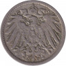 Монета. Германская империя. 5 пфеннигов 1906 год. (D).