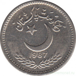 Монета. Пакистан. 25 пайс 1987 год.