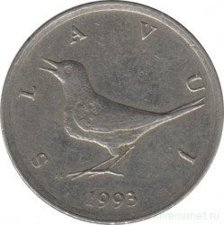 Монета. Хорватия. 1 куна 1993 год.