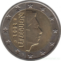 Монета. Люксембург. 2 евро 2002 год.