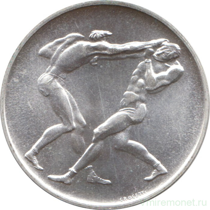 Монета. Сан-Марино. 500 лир 1980 год. XXII Олимпиада - Москва 1980.