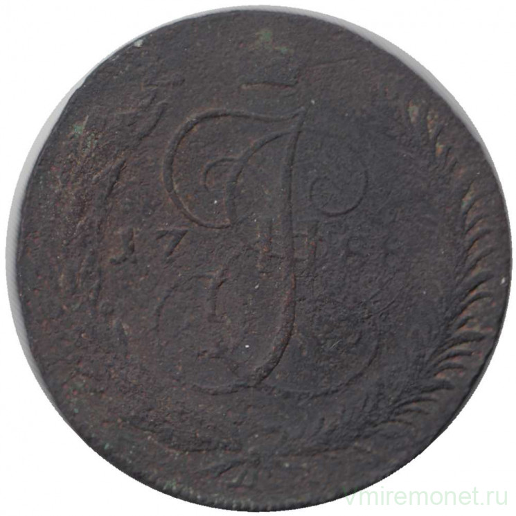 Монета. Россия. 5 копеек 1788 год. СПМ. 
